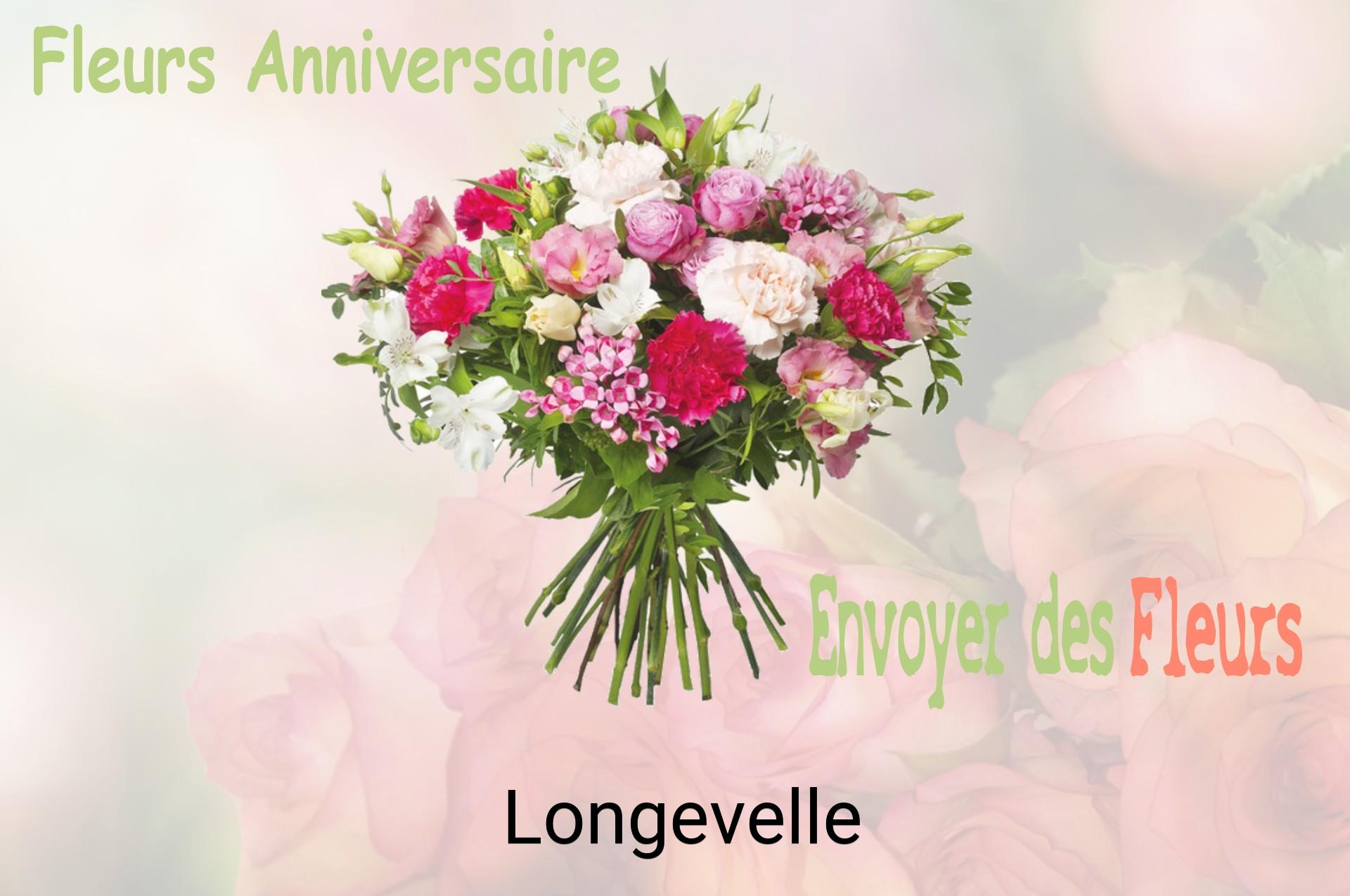 Bouquet de fleurs d’anniversaire livré à Longevelle