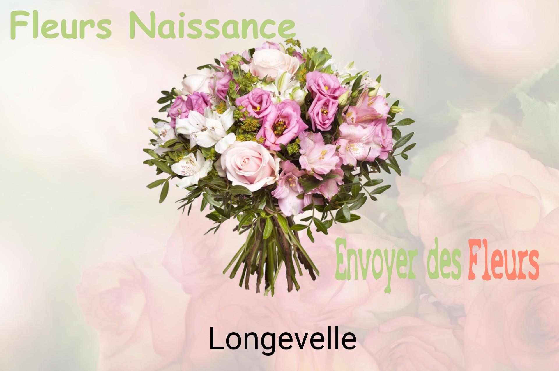 Bouquet de fleurs de naissance livré à Longevelle
